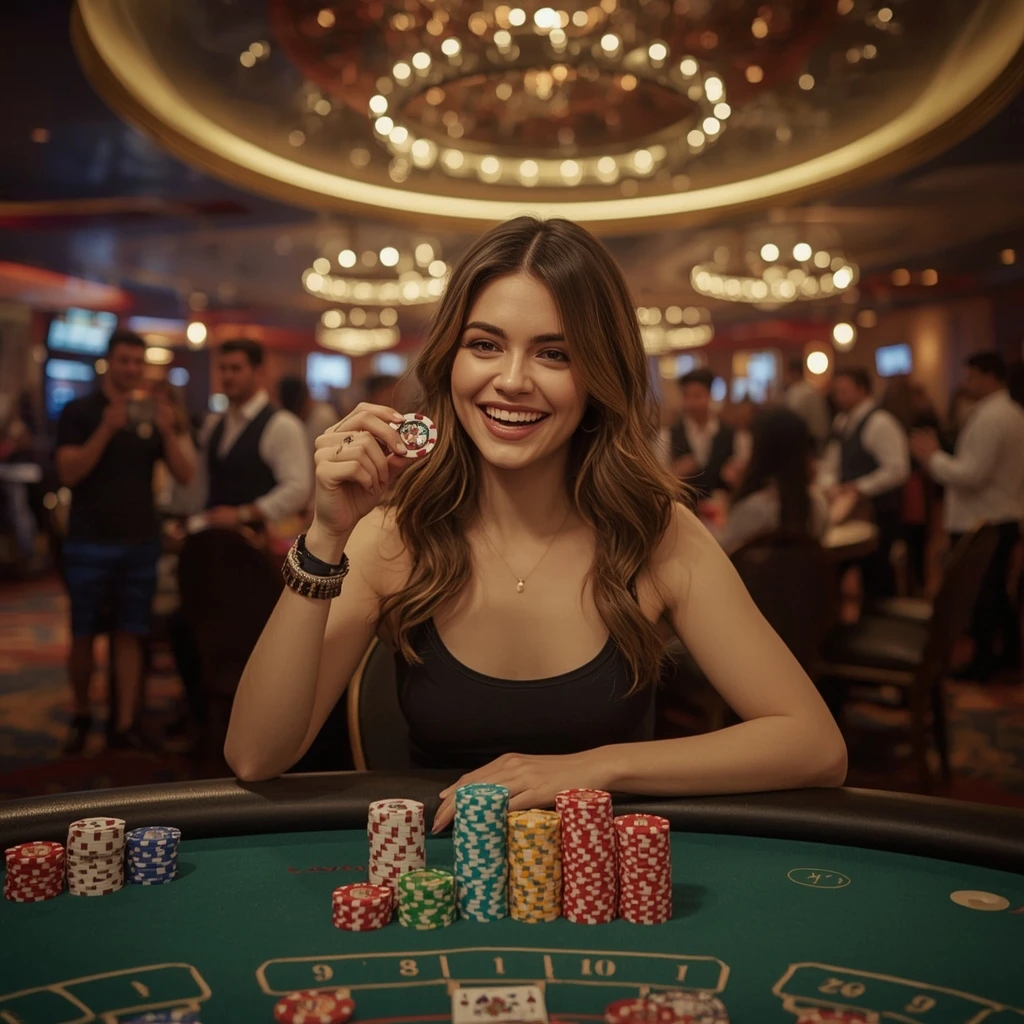 bonus dans les mains de l'homme au casino Triomphe Casino